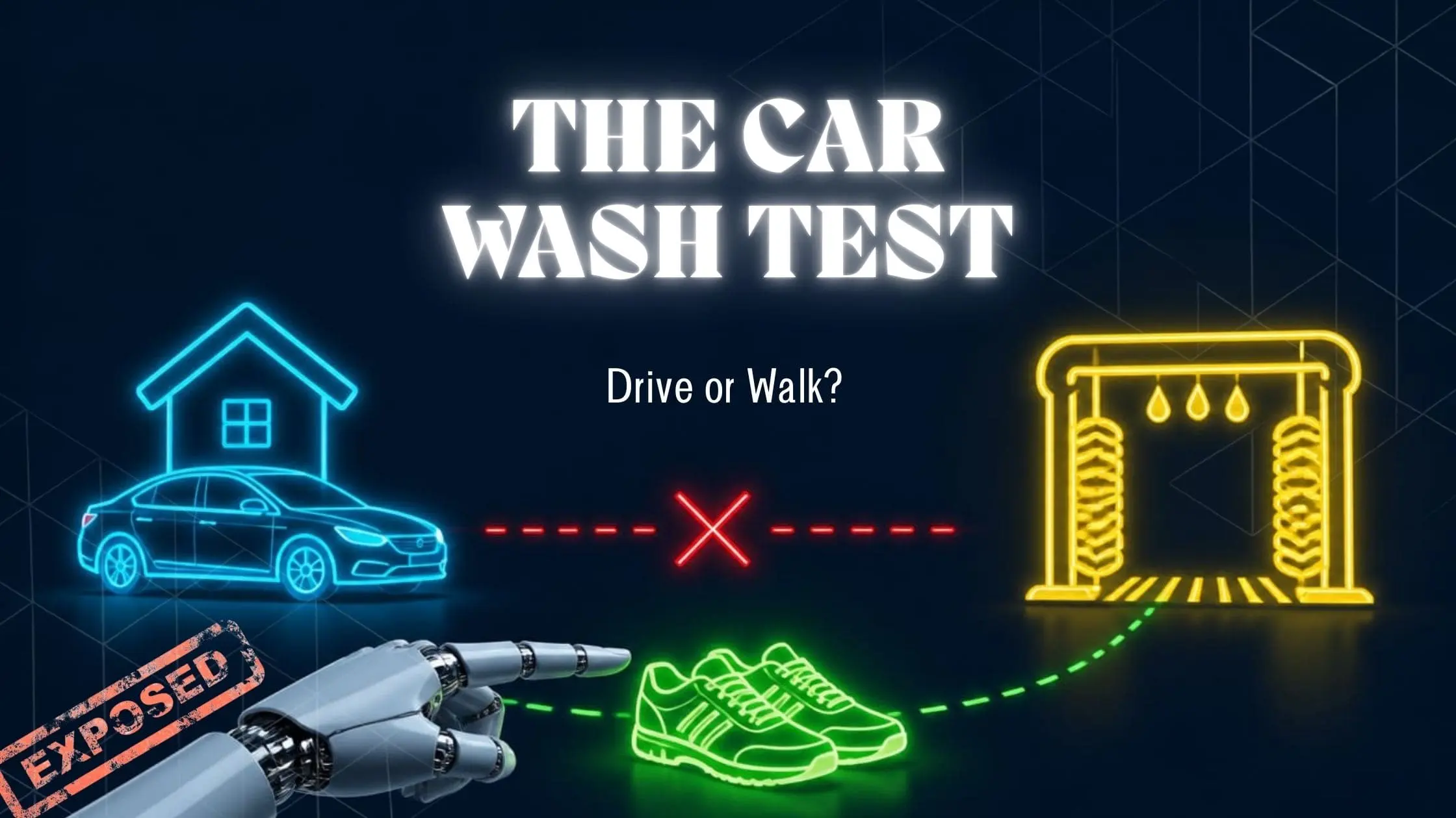 The car wash test. Can AI actually think?